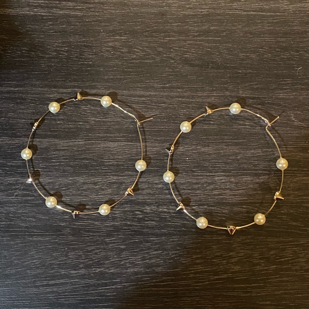 Stella & Dot hoop earrings